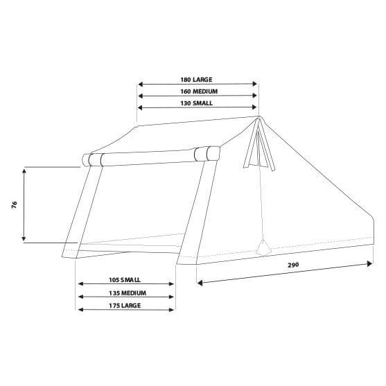 Roof Top Tents by Autohome Dachzelt - measures