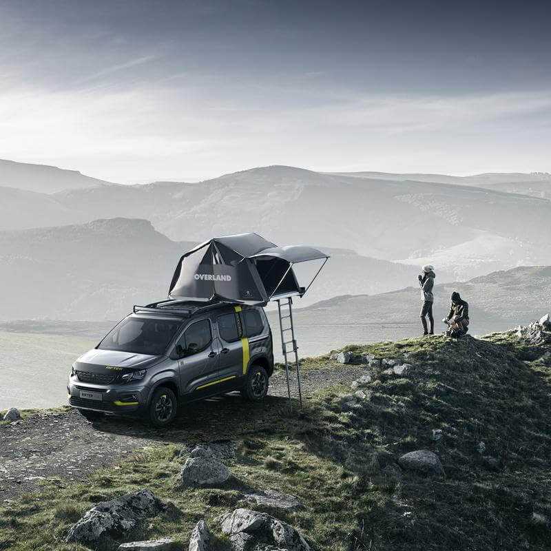 Autohome Dachzelt - Roof Top Tents Peugeot partnership
